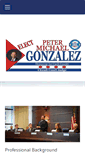 Mobile Screenshot of gonzalez4judge.com
