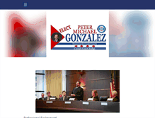 Tablet Screenshot of gonzalez4judge.com
